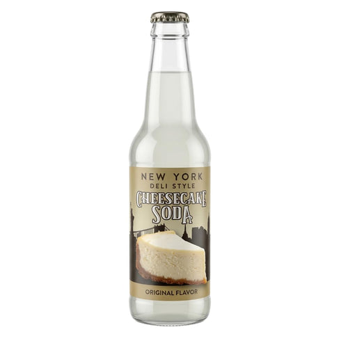 Rocket Fizz NY Cheesecake Soda Flavor | Cane Sugar | Craft Soda Pop Drinks