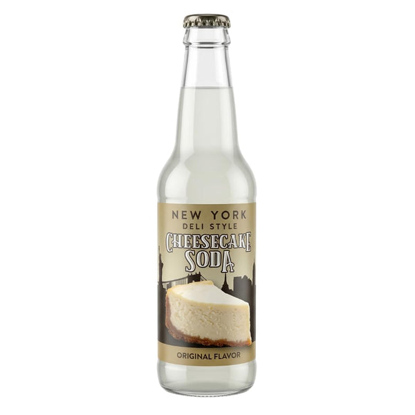 Rocket Fizz NY Cheesecake Soda Flavor | Cane Sugar | Craft Soda Pop Drinks
