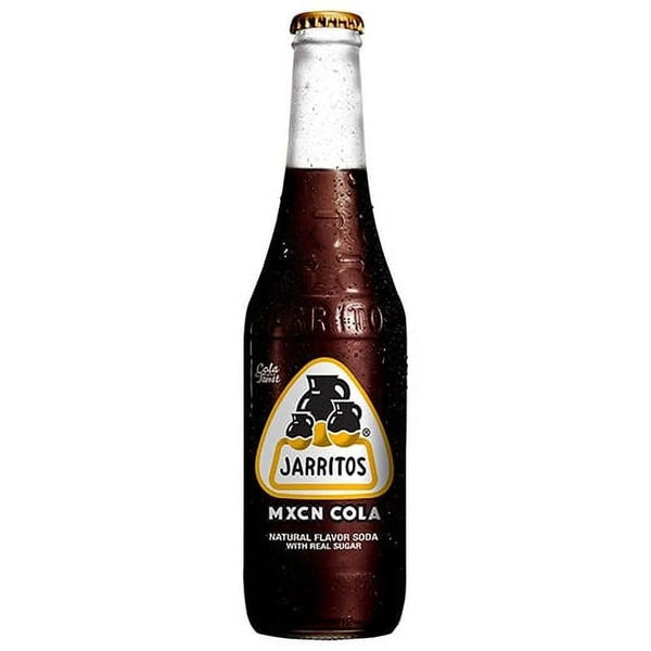 PLANETE DRINKS SPECIALISTE DES BOISSONS DU MONDE Jarritos Cola Soda Regular Calories Glass Bottle, 12.5 Ounce
