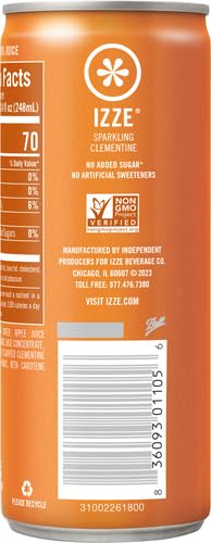8.4 oz Izze Sparkling Juice, Clementine