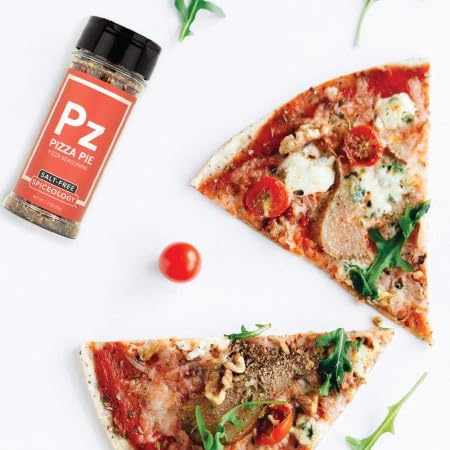 1.9 oz Spiceology Pizza Pie Salt-Free Seasoning Italian Herb Spice Blend with Oregano, Garlic, Parsley, and Bell