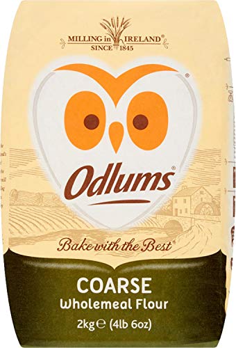 Odlums Wholemeal Coarse 2Kg (70.5oz) x 2 Pack