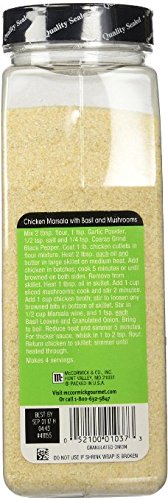 19.5 Packed McCormick All Natural Gourmet Granulated Onion, Ounce in USA by McCormick