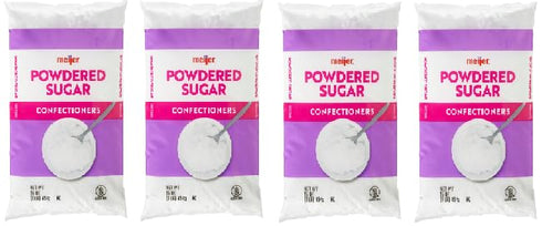 Generic Confectioners Powdered Sugar, (4 Bags, 1 lb each)