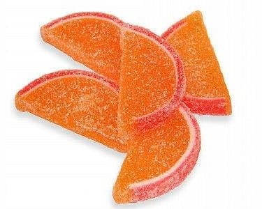 TwistedTreatz Fruit Slices Candy Juicy, Soft, Sugar-Coated Jelly Made in USA Vegan,