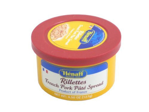 Hnaff Henaff French Pork Rillettes - Traditional Recipe, 127 grams (2 PACK)