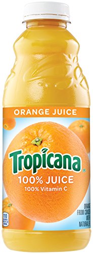 TROPICANA 100% Orange Juice 32 Oz PLASTIC BOTTLE