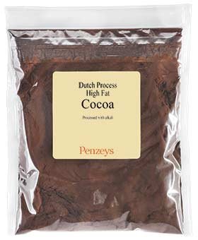 Penzeys Dutch Process Cocoa Powder By Spices 6.4 oz 1.5 cup bag (Pack