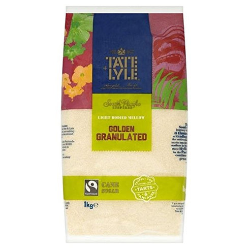Tate & Lyle Fairtrade Golden Granulated 1kg - Pack of 2
