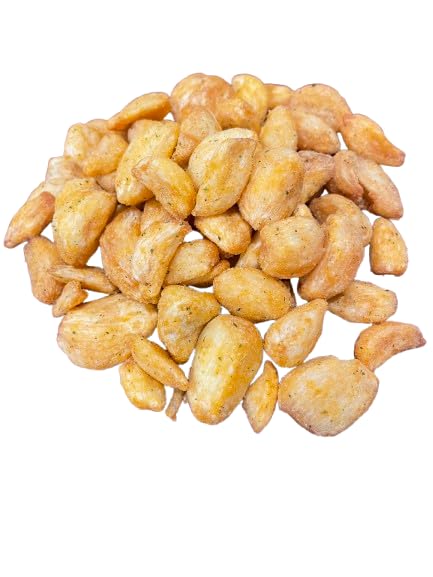 3.9 oz Mikey Vs Moroccan Gator Toes Deep-Fried Garlic Snacks, Crunchy Garlic Bites, Bag