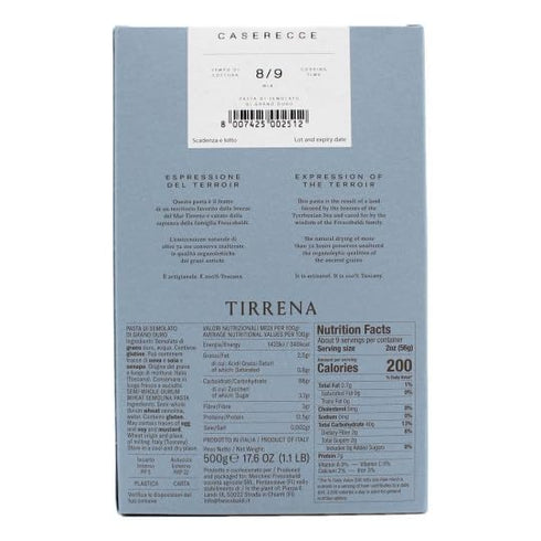Tirrena 500g Caserecce Pasta