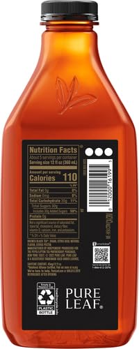 64 oz Pure Leaf Prepared Tea, Raspberry fl Plastic Bottle
