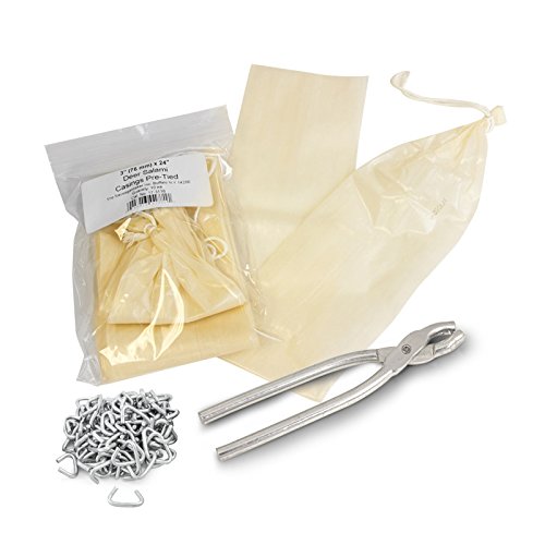 The Sausage Maker - Salami Sausage Casing Kit, Tied and Looped 76mm