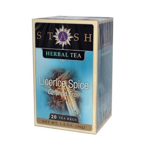 Stash Tea Company Premium Licorice Spice Herbal Tea - Caffeine Free -
