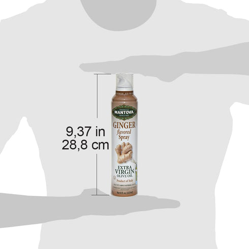 8 Mantova Spray Ginger Extra Virgin Olive Oil, Ounce