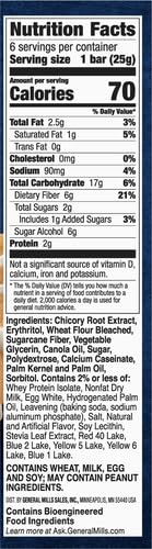 Fiber One 70 Calorie Birthday Cake Soft-Baked Snack Bars, 6 ct
