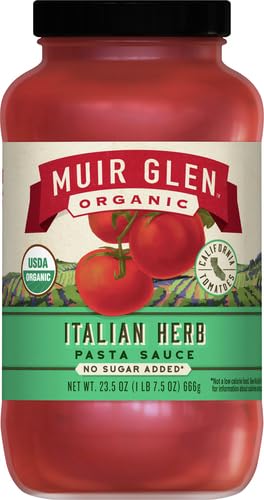 Muir Glen 23.5 oz. Organic Italian Herb Pasta Sauce, No Sugar Added