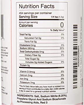 No.1. 1.5 Curing Salt Quick Cure Premium Prague Powder XL Pound Bottle by SPQR Seasonings