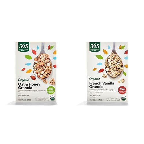 365 by Whole Foods Market Organic Granola Bundle - Oat and Honey