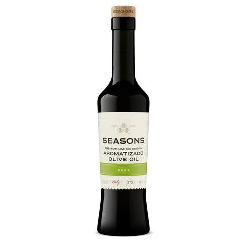Seasons Basil Infused Olive Oil Fresh & Herbaceous, Perfect for Pasta, Pesto,
