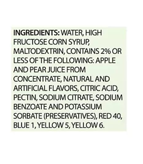 Generic Pack, 2 oz 6 96 Count Italian Ice Variety Tubes, Flavors