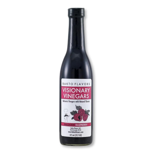 Bakto Flavors Visionary Vinegars - Raspberry - Kosher Balsamic Vinegar with Natural