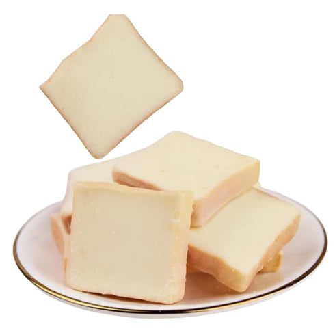 HUANYOUREN Dry bread with milk flavor, 300g/10.58oz, breakfast cookies, crispy dry bread, cheese,
