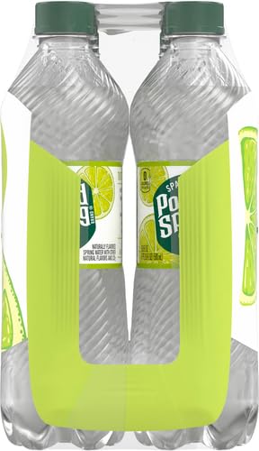 16.9 oz. (8 Pack) Poland Spring Sparkling Water, Zesty Lime, Bottles