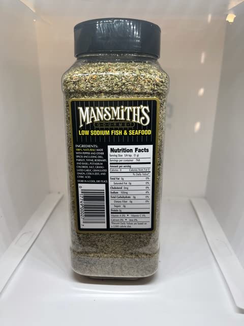 Mansmith's 27 Fish & Seafood (Low Sodium), ounces