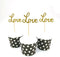 24pcs Gold Love Cupcake Topper - Valentine's Day Decoration for Birthday and Wedding Party