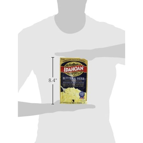 4 oz. (Pack 4) Idahoan Butter and Herb Mashed Potatoes