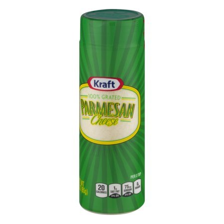 Kraft 3 Oz (Pack 2) Grated Parmesan Cheese