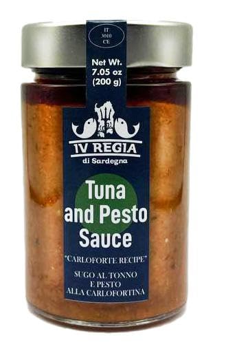 IV REGIA DI SARDEGNA IV Regia Tuna and Pesto sauce, 7.05 oz (Pack of 1)