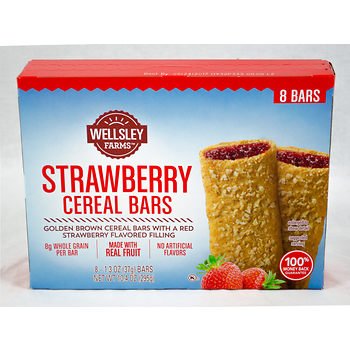 FQQF Pack, 48 Wellsley Farms Fruit & Grain Cereal Bars Variety ct. AS