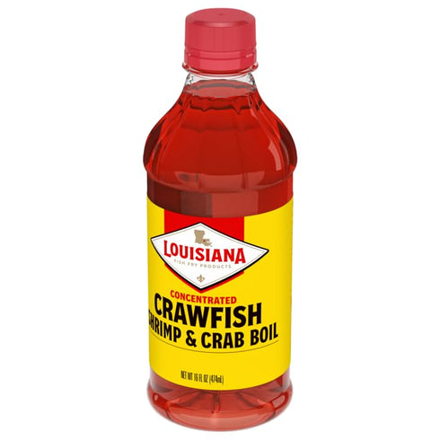 Louisiana Fish Fry Products Crawfish, Shrimp & Crab Concentrated Liquid Boil Seasoning, 16 oz