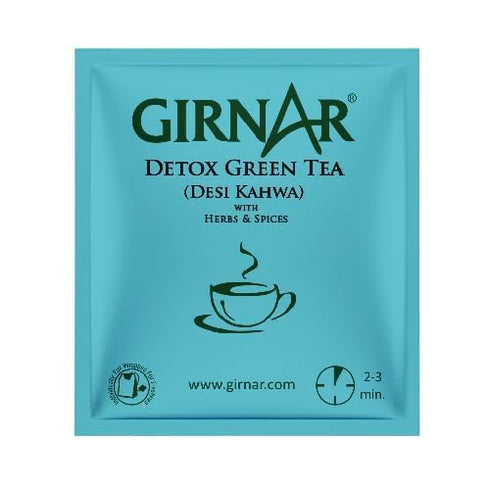 GIRNAR (36 Detox Green Tea - Desi Kahwa Tea Bags)