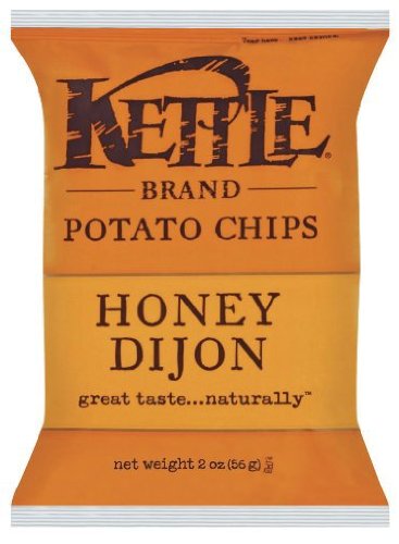 Kettle Brand Potato Chips, Honey Dijon Chips, Dijon Mustard + Honey. 5