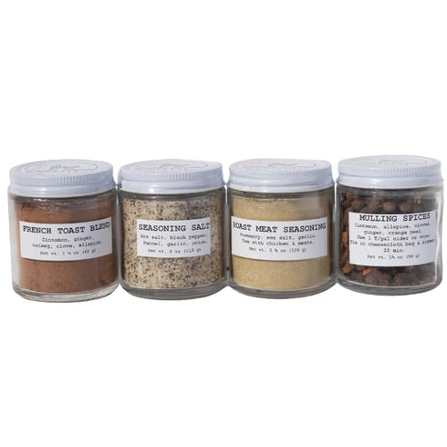 12 4 4 4 Set Seasonal Sampler of Artisanal Goods | Jams & Jellies, Tea Blends, and Culinary Blends | Chef Gift