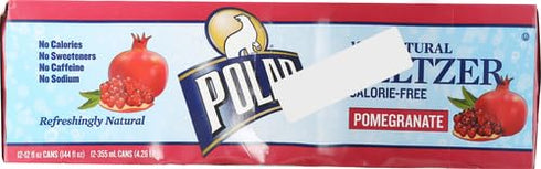 12 (Pack 12) Polar Seltzer Pomegranate, Fluid Ounce