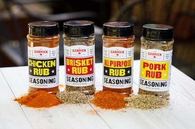 10.3 oz Pork Rub Seasoning | Gabrick BBQ | Paprika-Free BBQ Rub | Central Texas Style Flavor | Perfect for Pork Butts