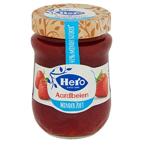 Hero 10.41 Low Carb Strawberry jam | | Less Sweet Strawberry Jam | Total Weight ounce