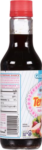 10 oz Kikkoman Sauce & Marinade Gluten Free Tryaki