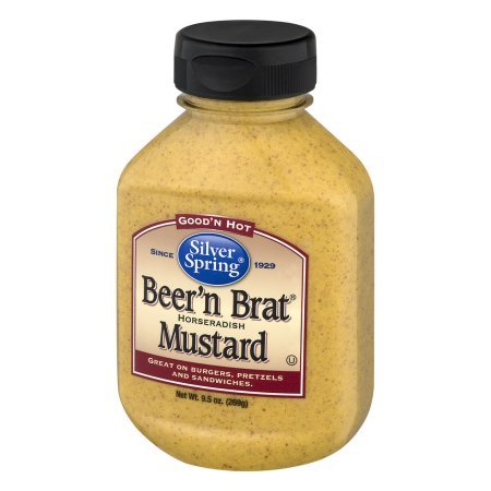 9.5 OZ (Pack 10) Silver Spring Beer'n Brat Mustard