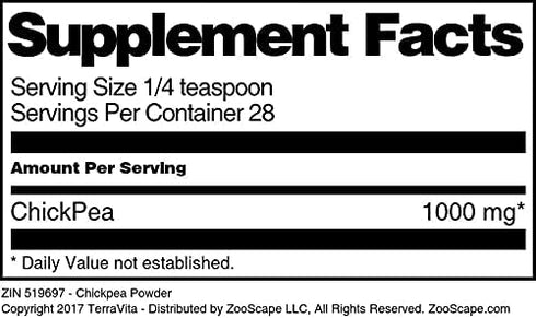 Terravita (1 oz, 519697) 3 Pack Chickpea Powder ZIN: