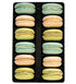 Basil Grocery 36 Almond Flour Parisian Macarons (Most Colorful Tastes) Hand Crafted Original Recipe pcs