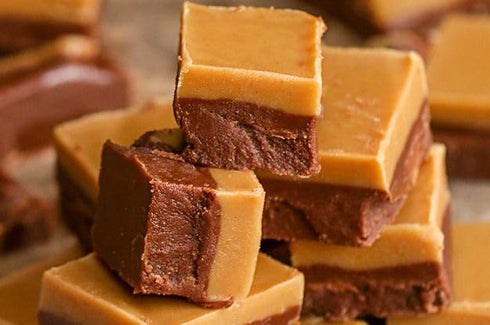 8oz. Nuts to You Smooth Creamy Chocolate Peanut Butter Fudge | Fresh Gourmet Candy | Decadent and Delicious Handcrafted
