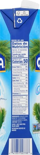 100% 33.79 (Pack 2) Goya Foods Pure Coconut Water, Ounce