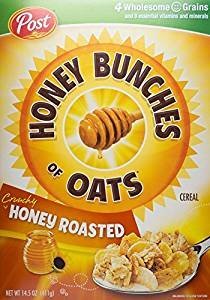 Post Honey Bunches Of Oats Cereal 14.5 Oz. Pack Of 3.