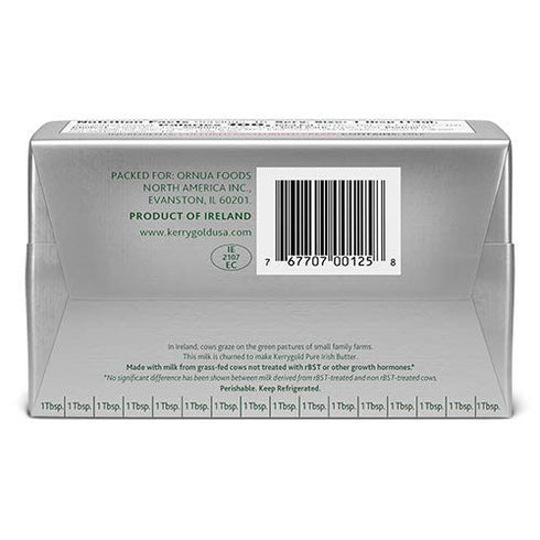 8 oz Kerrygold Pure Irish Butter, Unsalted