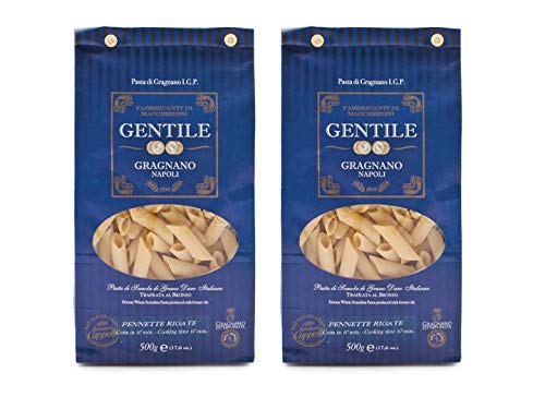 Pastificio Gentile GENTILE PASTA PENNINE DI GRAGNANO IGP (2 Pack - 1.1 lb each)